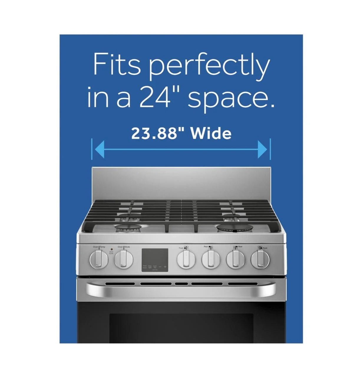 Haier QGAS740RMSS 24" 2.9 Cu. Ft. Gas Free-Standing Range with Convection and Modular Backguard - Image 29