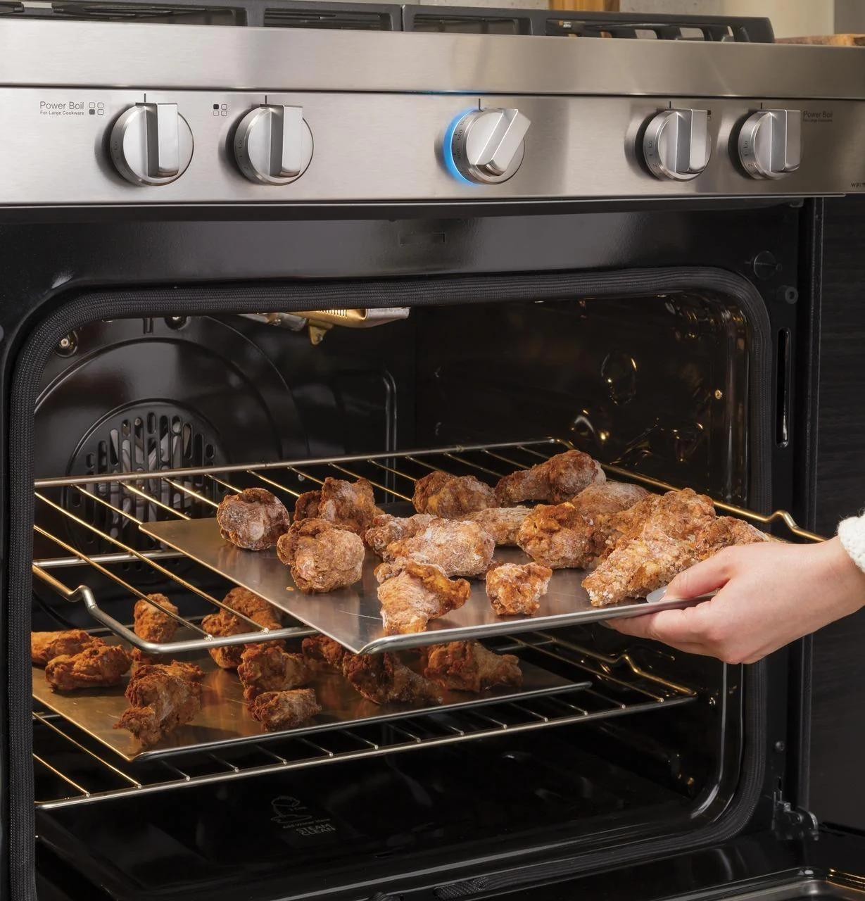 Haier QGSS740RNSS 30" Smart Slide-In Gas Range with Convection - Image 3