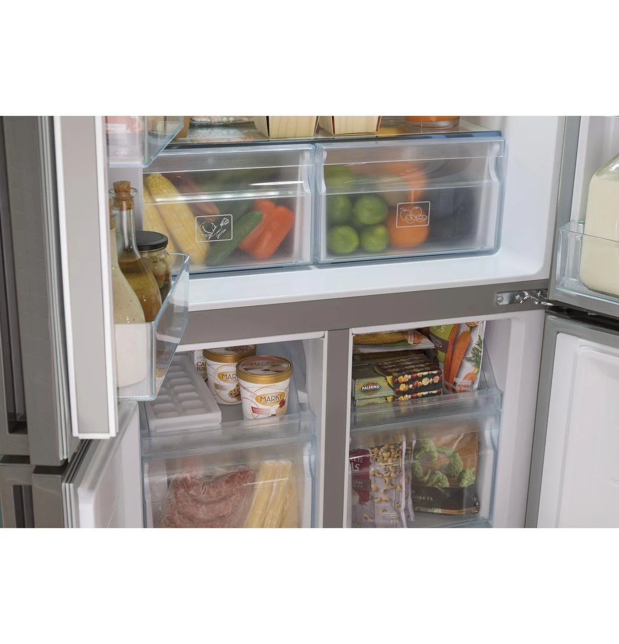 QHE16HYPFS Haier ENERGY STAR® 16.8 Cu. Ft. Quad Door Refrigerator - Image 26