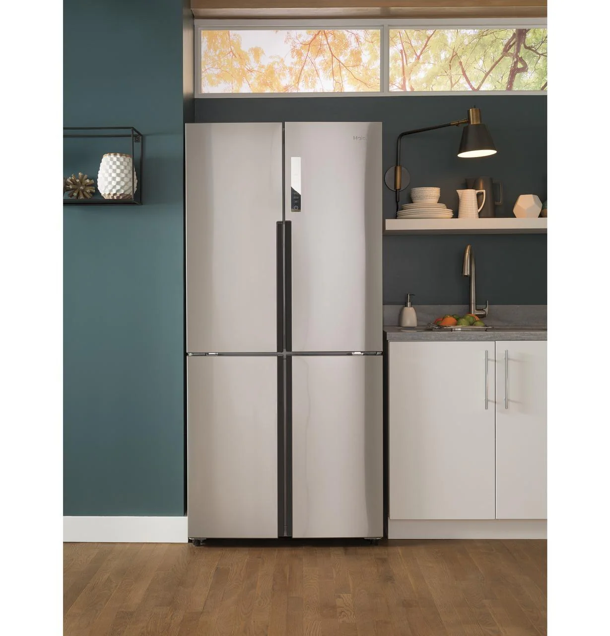 QHE16HYPFS Haier ENERGY STAR® 16.8 Cu. Ft. Quad Door Refrigerator - Image 42
