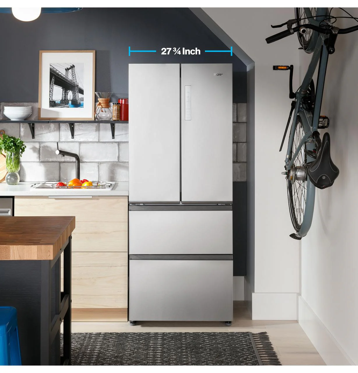 Haier QJS15HYRFS 14.5 Cu. Ft. 4 Door Refrigerator - Image 24