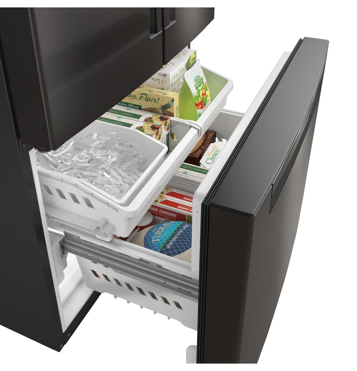 QNE27JBMTS Haier ENERGY STAR® 27.0 Cu. Ft. French-Door Refrigerator - Image 4