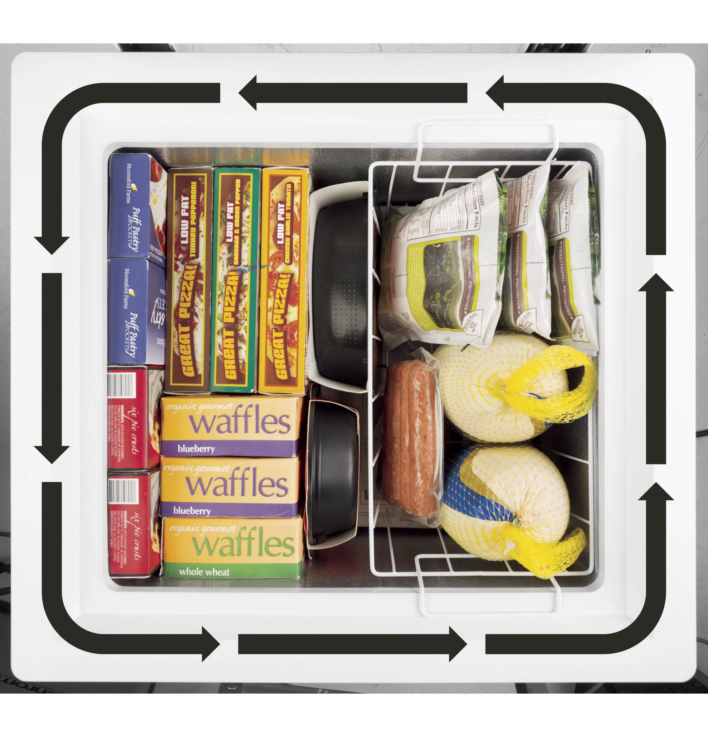 HCM4SMWW Hotpoint® 3.6 Cu. Ft. Manual Defrost Chest Freezer - Image 6