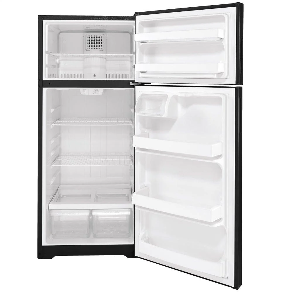 HPS18BTNRBB Hotpoint® 17.5 Cu. Ft. Recessed Handle Top-Freezer Refrigerator - Image 4