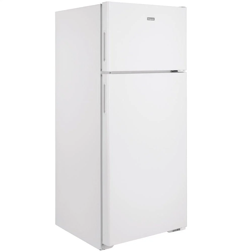 HPS18BTNRWW Hotpoint® 17.5 Cu. Ft. Recessed Handle Top-Freezer Refrigerator - Image 3
