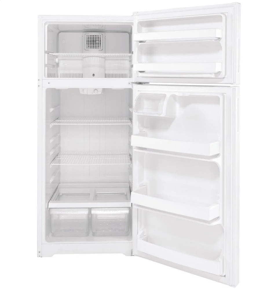 HPS18BTNRWW Hotpoint® 17.5 Cu. Ft. Recessed Handle Top-Freezer Refrigerator - Image 4