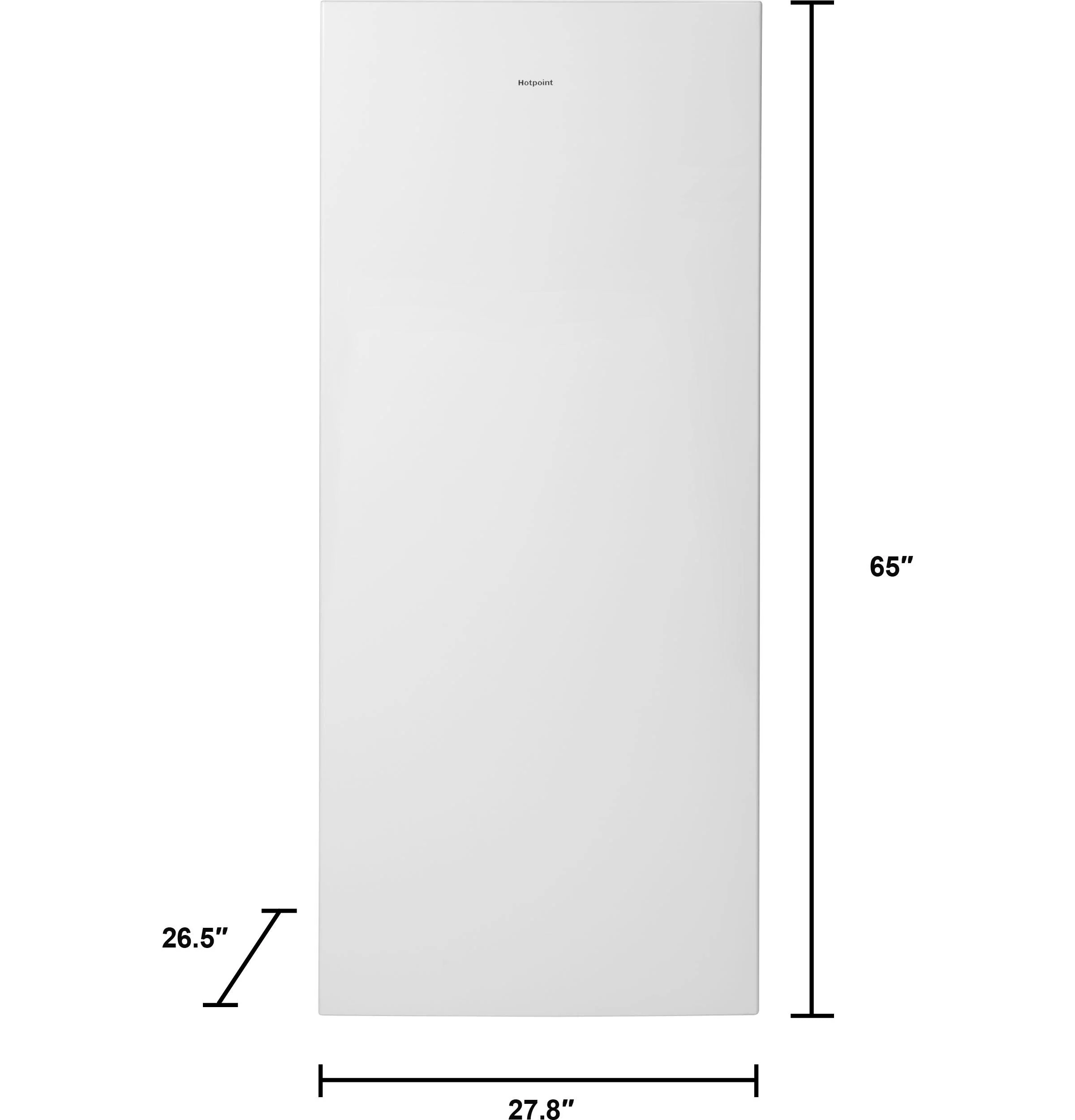 HUF13STRWW Hotpoint® 13 Cu. Ft. Frost-Free Upright Freezer - Image 7