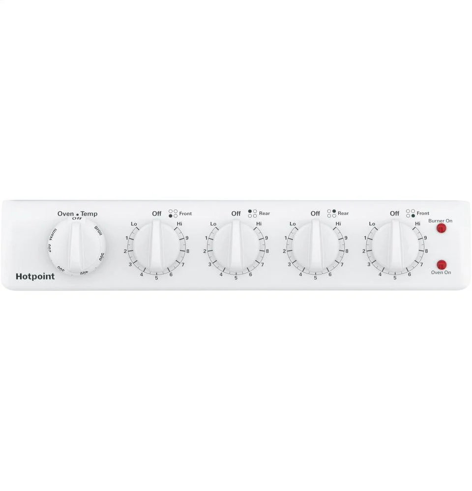 RAS200DMWW Hotpoint® ENERGY STAR® 20" Electric Free-Standing Front-Control Electric Range - Image 4