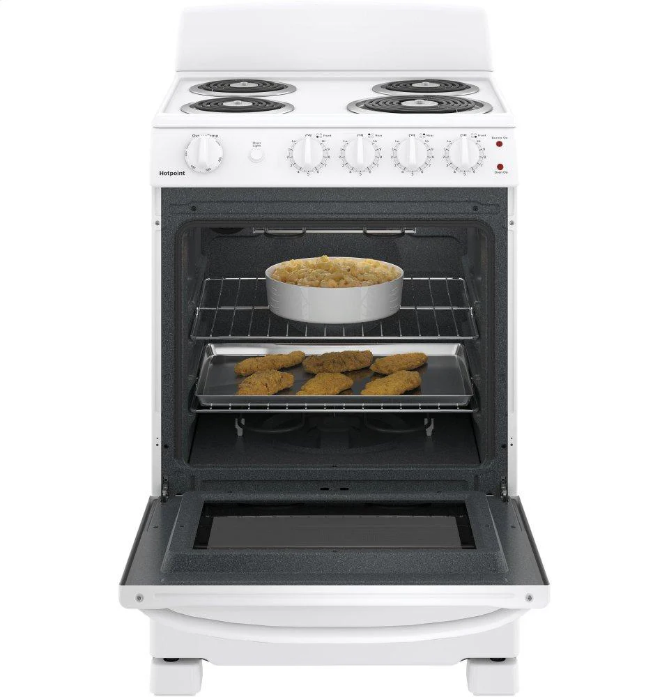 Hotpoint® 24" Free-Standing Front-Control Electric Range - Image 4