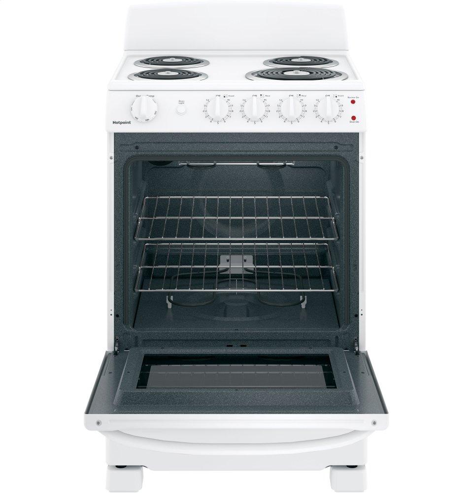 Hotpoint® 24" Free-Standing Front-Control Electric Range - Image 5