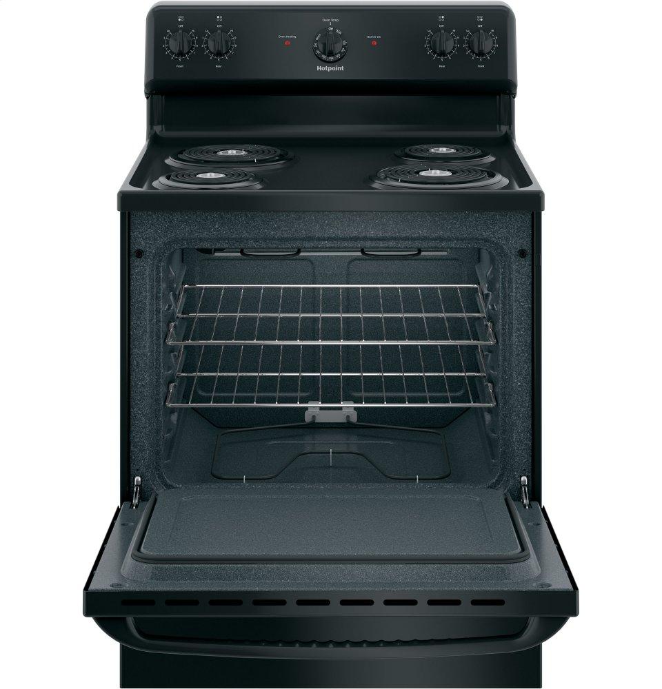RBS160DMBB Hotpoint® ENERGY STAR® 30" Free-Standing Electric Range - Image 4