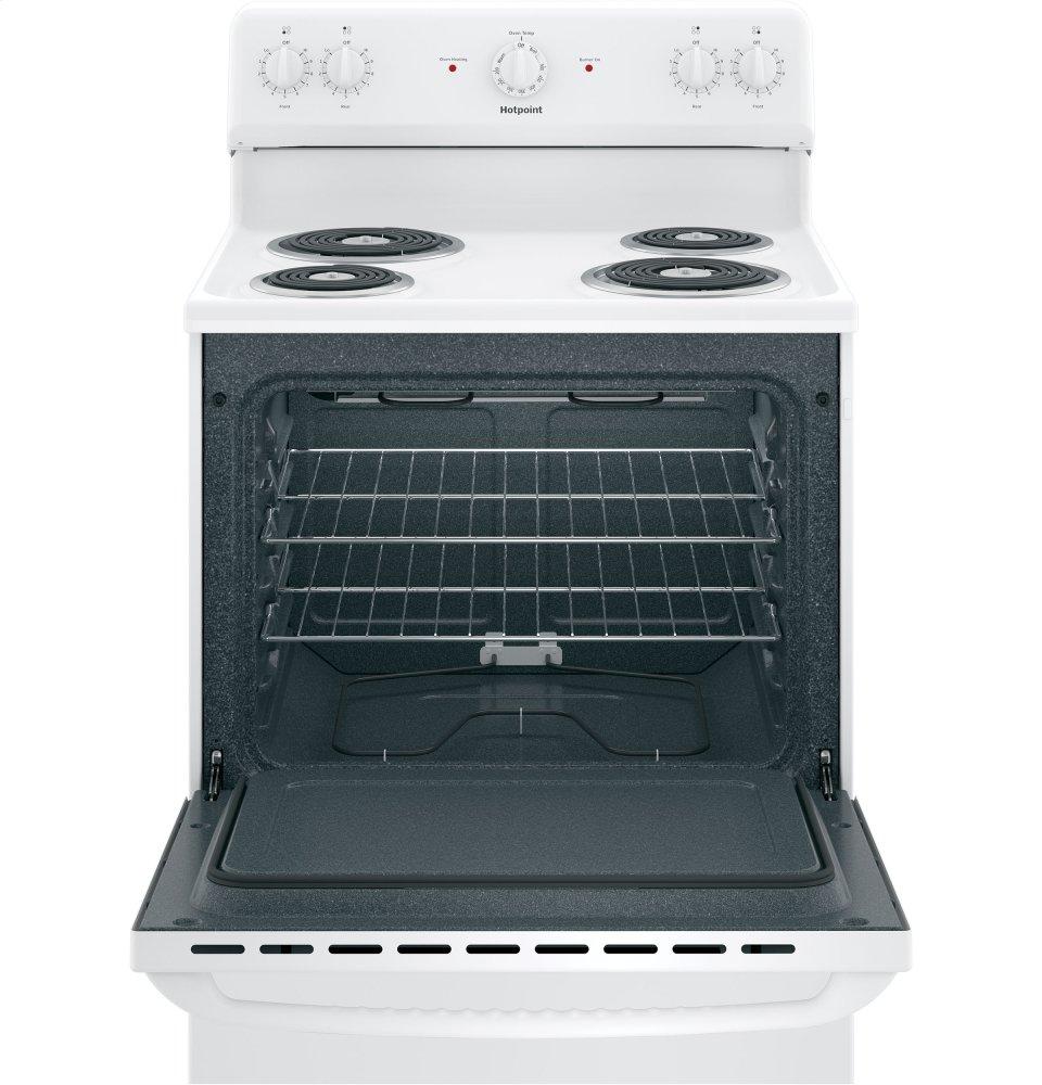RBS160DMWW Hotpoint® ENERGY STAR® 30" Free-Standing Electric Range - Image 4
