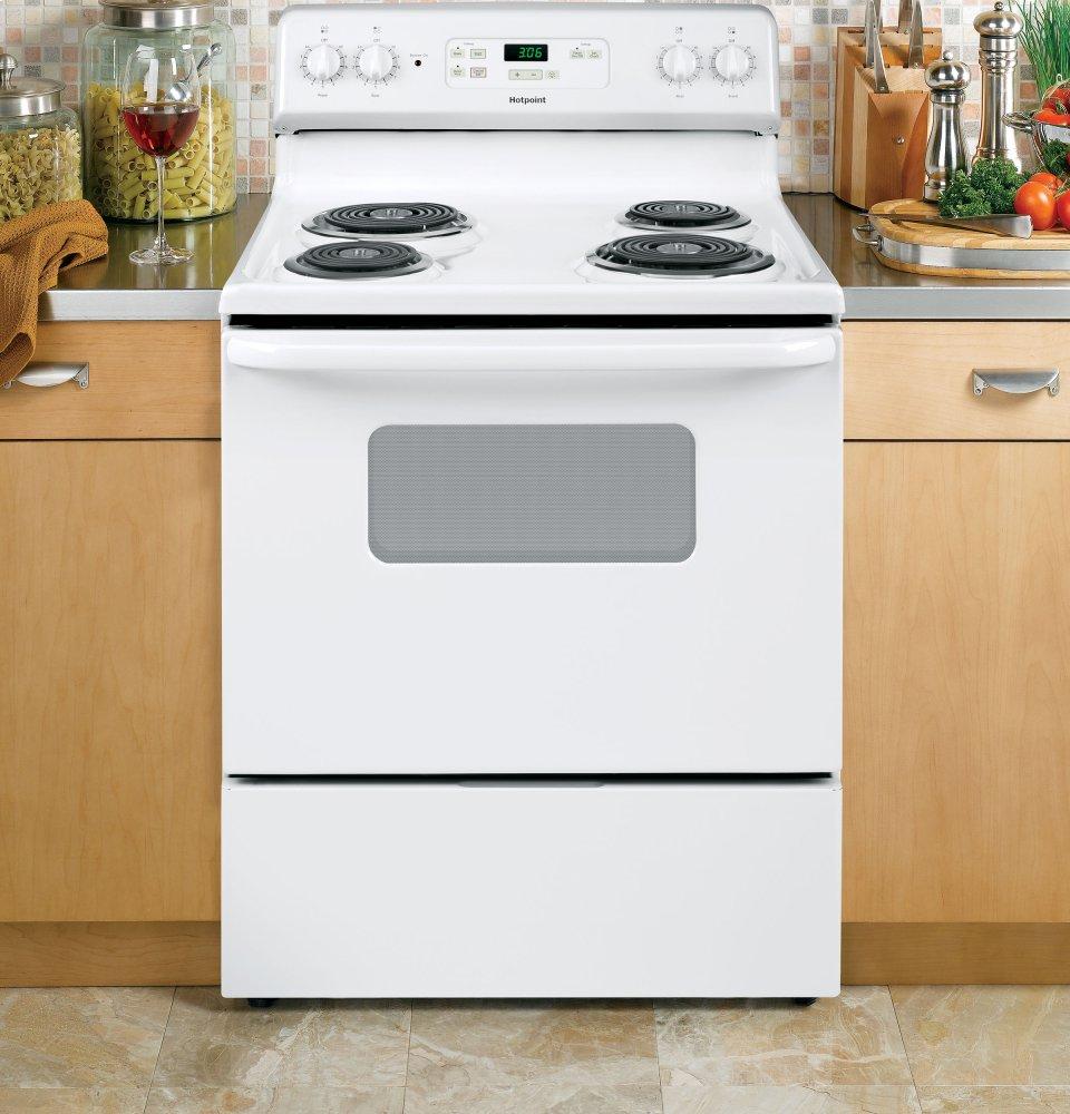 RBS360DMWW Hotpoint® ENERGY STAR® 30" Free-Standing Standard Clean Electric Range - Image 6