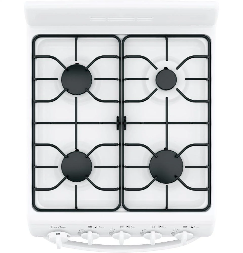 RGAS200DMWW Hotpoint® 20" Front-Control Free-Standing Gas Range with Sealed Burners - Image 4