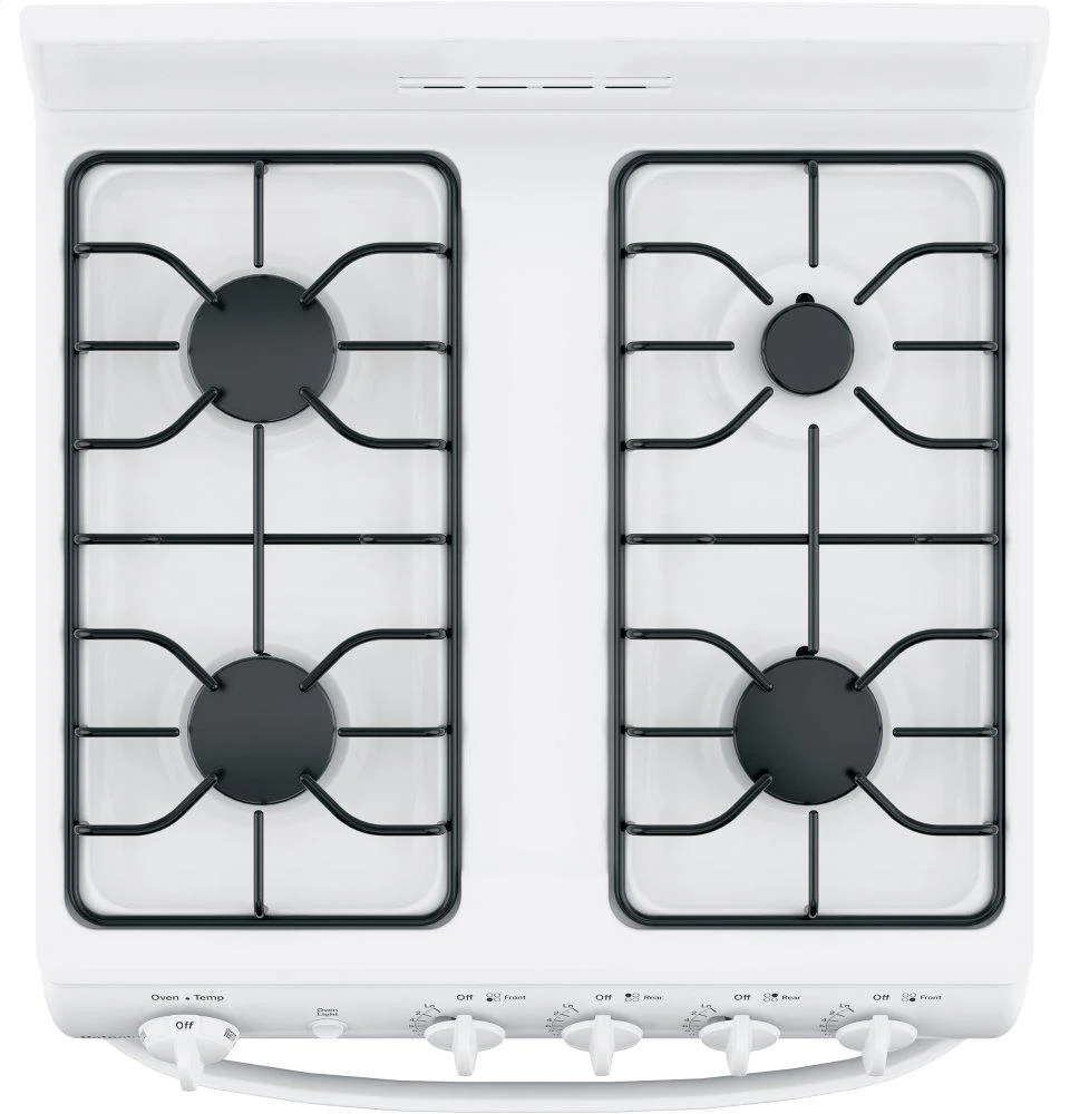RGAS300DMWW Hotpoint® 24" Front-Control Free-Standing Gas Range with Large Window - Image 3
