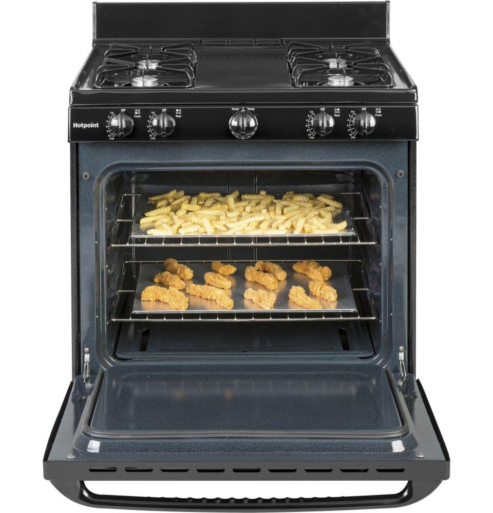 RGBS100DMBB Hotpoint® 30" Free-Standing Gas Range - Image 4
