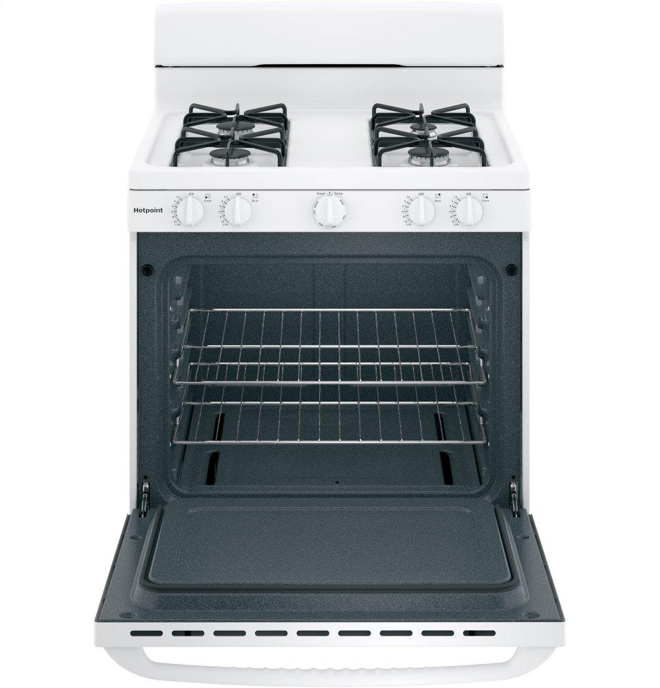 RGBS300DMWW Hotpoint® 30" Free-Standing Gas Range - Image 4