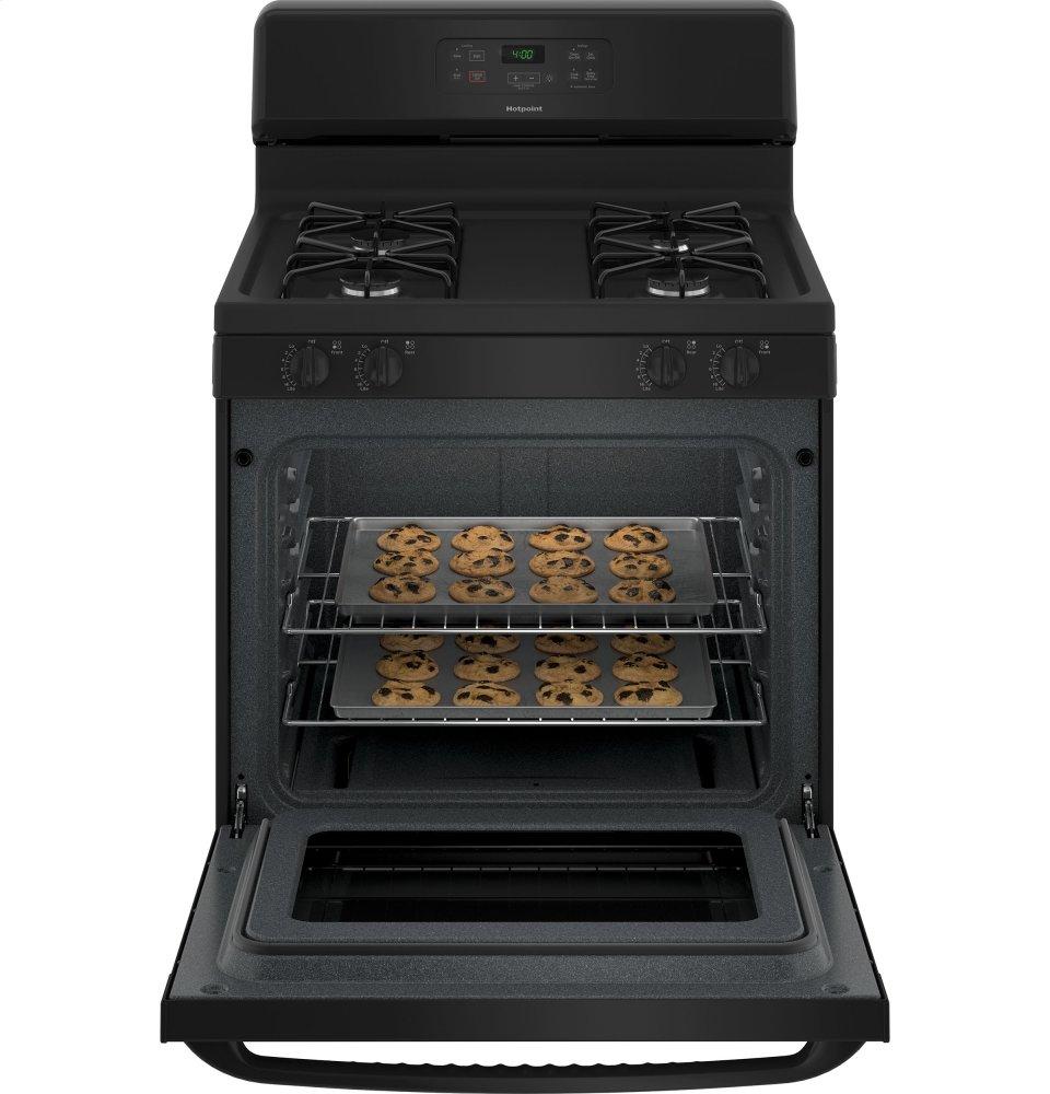 RGBS400DMBB Hotpoint® 30" Free-Standing Standard Clean Gas Range - Image 5