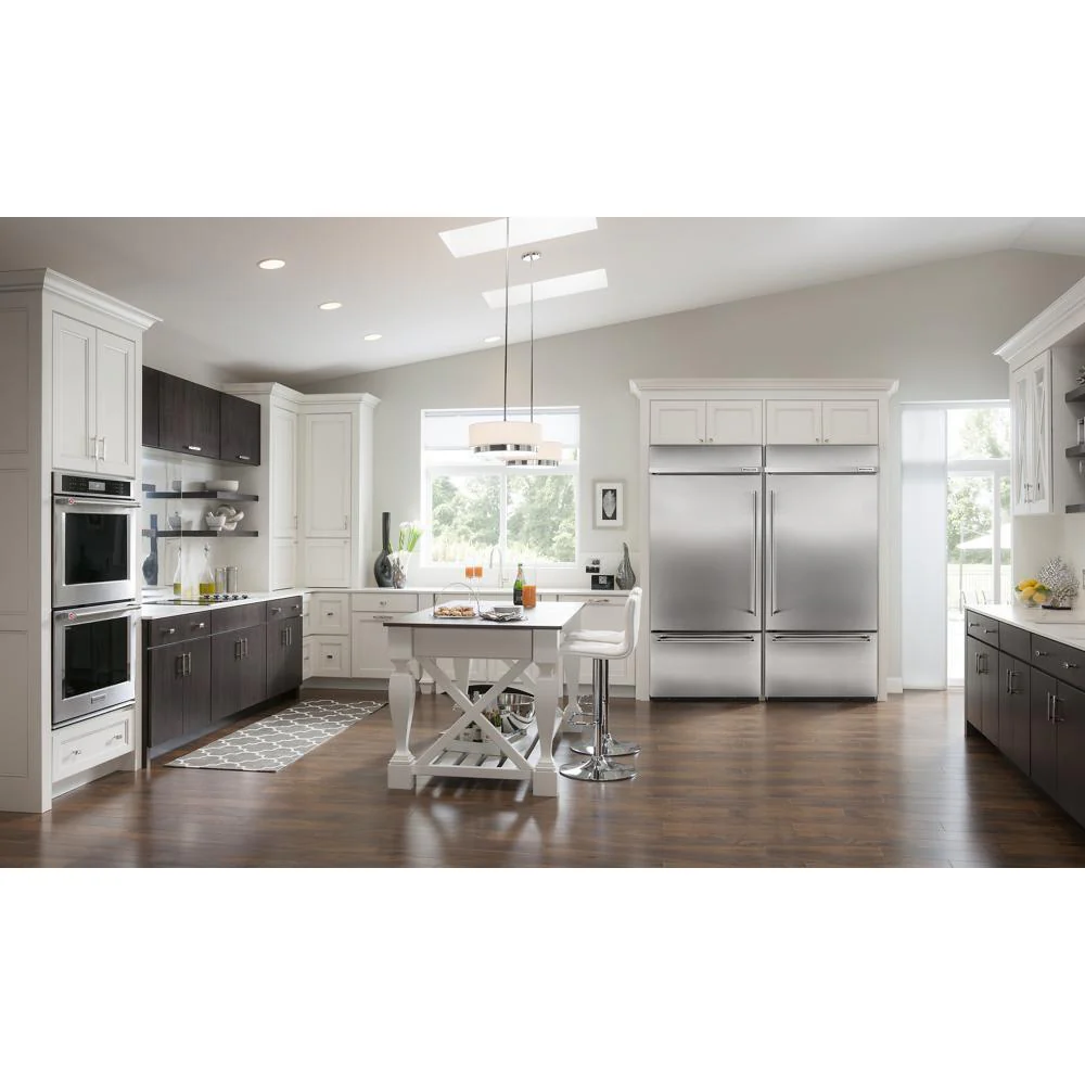 Kitchenaid KBBR306ESS 20.9 Cu. Ft. 36" Width Built-In Stainless Bottom Mount Refrigerator with Platinum Interior Design - Image 10