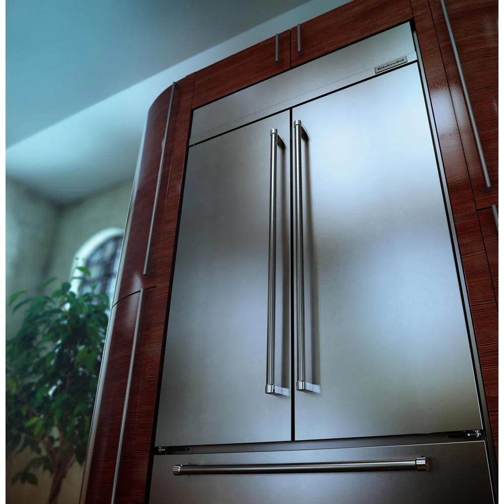 Kitchenaid KBFN502ESS 24.2 Cu. Ft. 42" Width Built-In Stainless French Door Refrigerator with Platinum Interior Design - Image 13