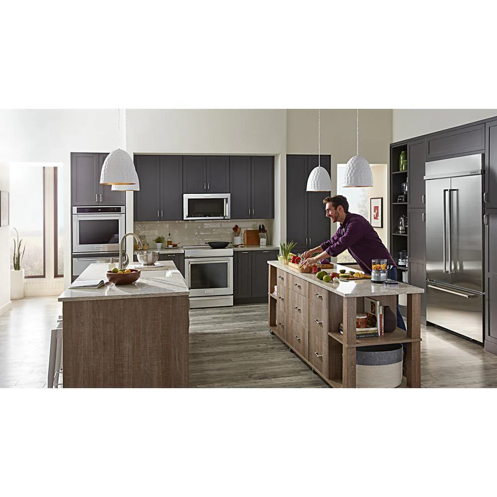 Kitchenaid KBFN502ESS 24.2 Cu. Ft. 42" Width Built-In Stainless French Door Refrigerator with Platinum Interior Design - Image 31