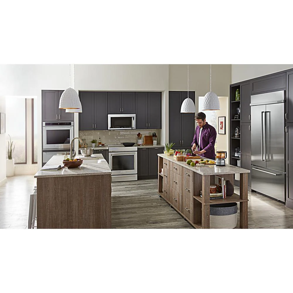 Kitchenaid KBFN502ESS 24.2 Cu. Ft. 42" Width Built-In Stainless French Door Refrigerator with Platinum Interior Design - Image 34