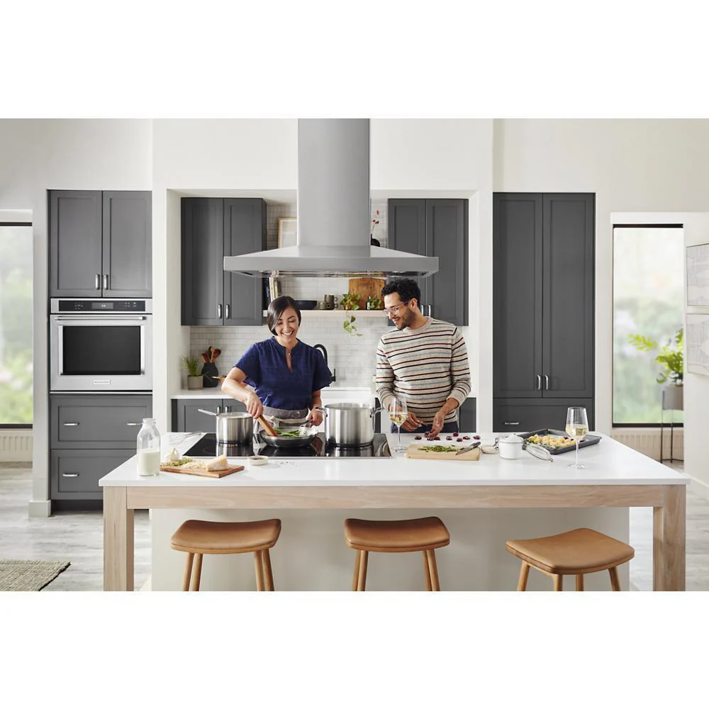 Kitchenaid KBFN502ESS 24.2 Cu. Ft. 42" Width Built-In Stainless French Door Refrigerator with Platinum Interior Design - Image 38