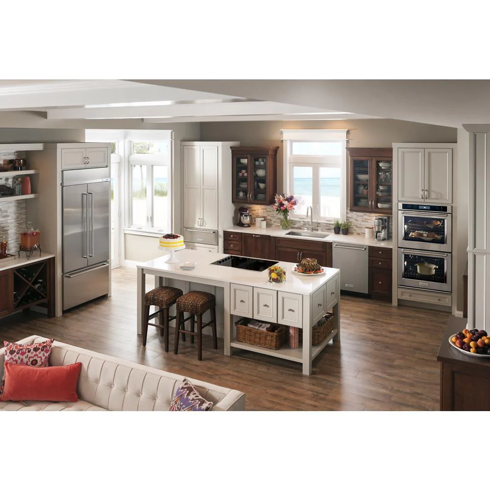 Kitchenaid KBFN506ESS 20.8 Cu. Ft. 36" Width Built In Stainless Steel French Door Refrigerator with Platinum Interior Design - Image 12