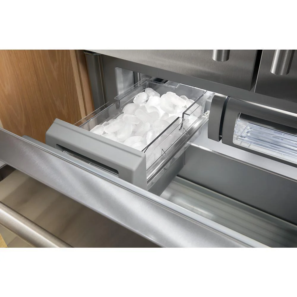 Kitchenaid KBFN536SPS 20.8 Cu. Ft. 36" Built-In French Door Bottom Mount Refrigerator with Platinum Interior - Image 3