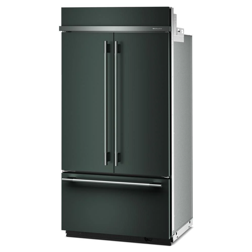 Kitchenaid KBFN542SJP 24.2 Cu. Ft. 42" Built-In French Door Bottom Mount Refrigerator with Platinum Interior - Image 5