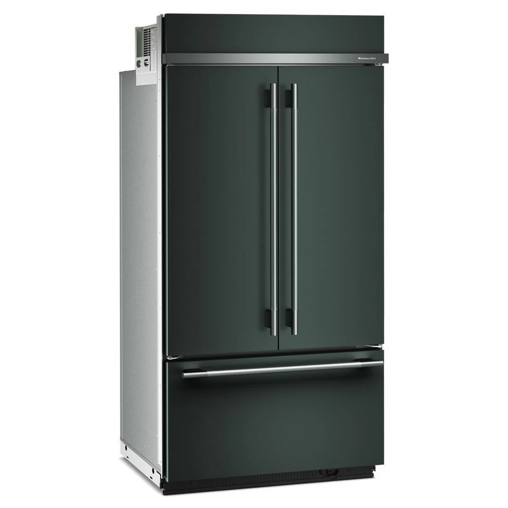 Kitchenaid KBFN542SJP 24.2 Cu. Ft. 42" Built-In French Door Bottom Mount Refrigerator with Platinum Interior - Image 8