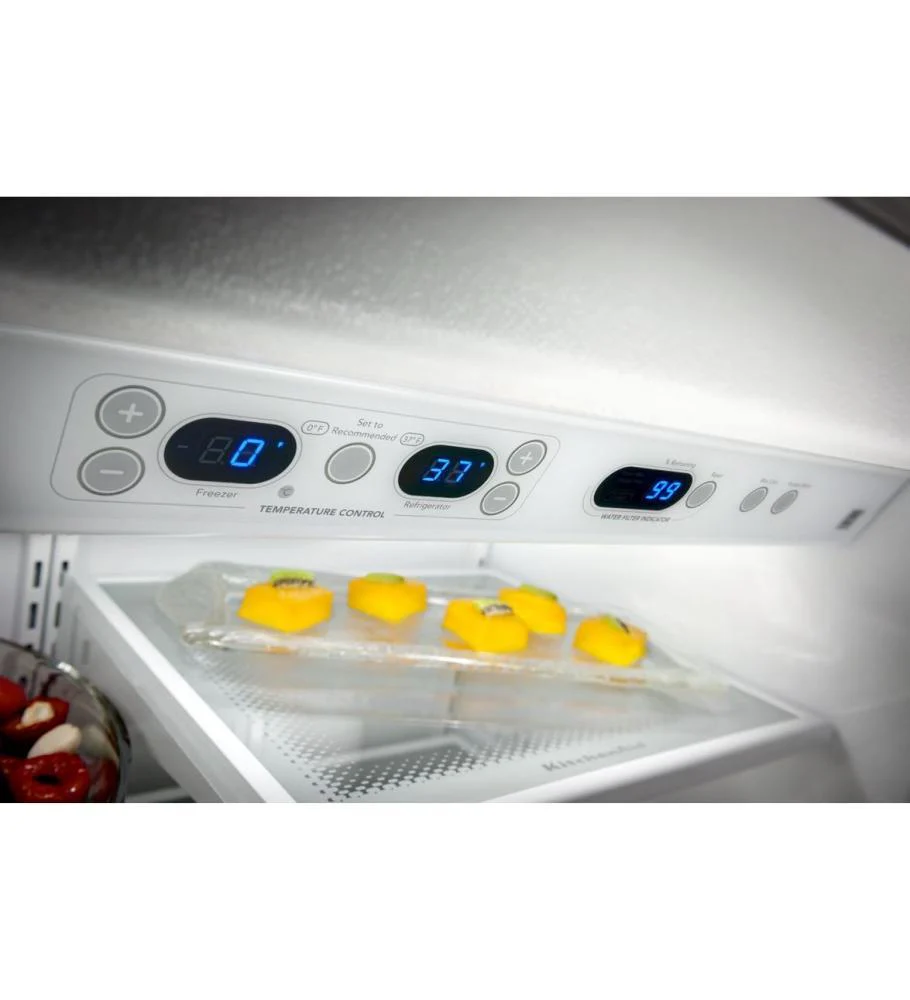 Kitchenaid KBRO36FTX 20.8 Cu. Ft. 36-Inch Width Built-In Bottom-Freezer Refrigerator, Overlay Panel-Ready - Panel Ready - Image 10