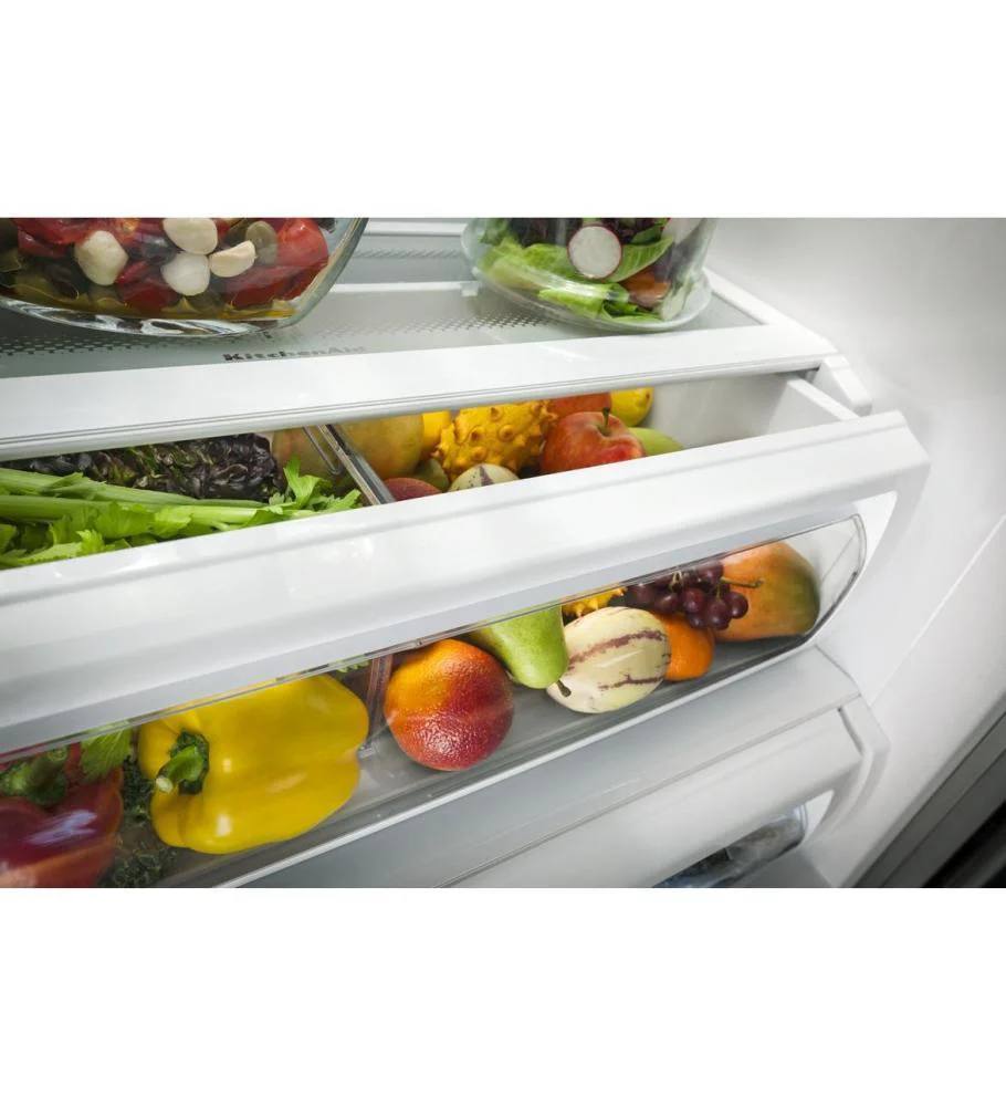Kitchenaid KBRO36FTX 20.8 Cu. Ft. 36-Inch Width Built-In Bottom-Freezer Refrigerator, Overlay Panel-Ready - Panel Ready - Image 5
