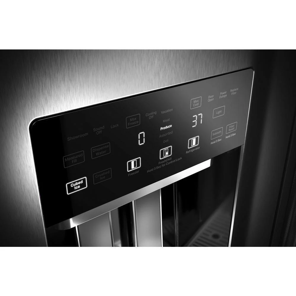 Kitchenaid KBSD702MPS 25.1 Cu. Ft. 42" Built-In Side-by-Side Refrigerator with Ice and Water Dispenser - Image 6