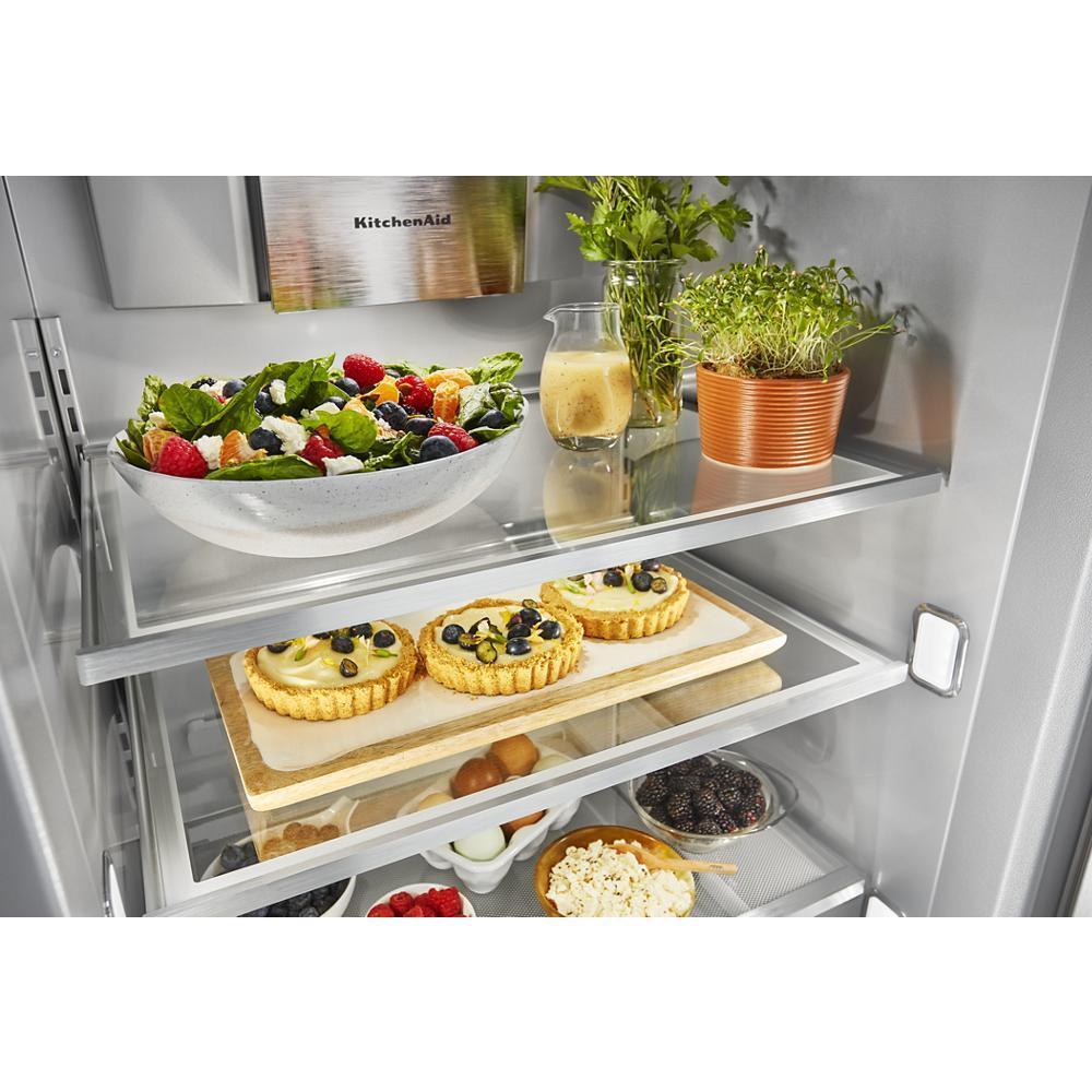 Kitchenaid KBSD702MSS 25.1 Cu. Ft. 42" Built-In Side-by-Side Refrigerator with Ice and Water Dispenser - Image 18