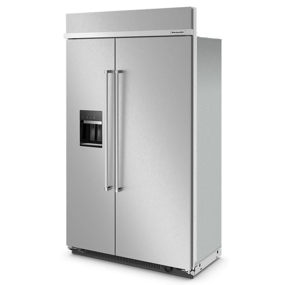 Kitchenaid KBSD708MPS 29.4 Cu. Ft. 48" Built-In Side-by-Side Refrigerator with Ice and Water Dispenser - Image 2