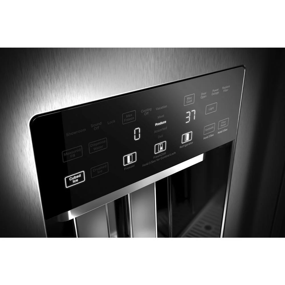 Kitchenaid KBSD708MPS 29.4 Cu. Ft. 48" Built-In Side-by-Side Refrigerator with Ice and Water Dispenser - Image 7
