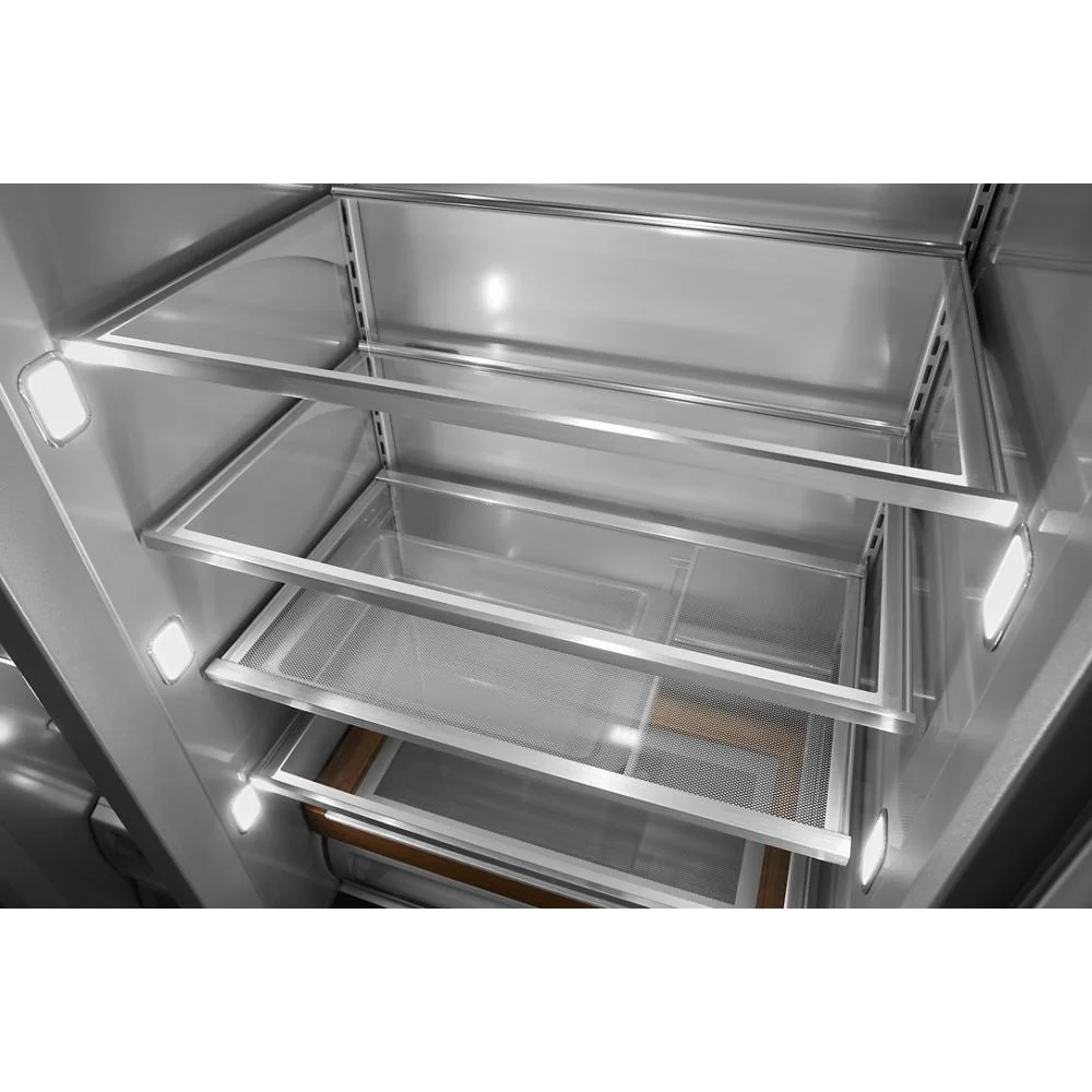 Kitchenaid KBSN702MBS 25.5 Cu Ft. 42" Built-In Side-by-Side Refrigerator with PrintShield™ Finish - Image 12