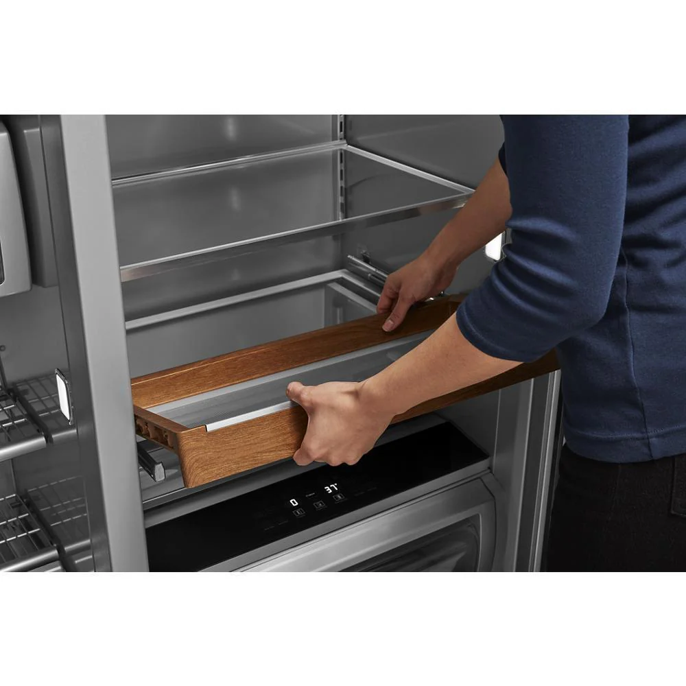 Kitchenaid KBSN702MBS 25.5 Cu Ft. 42" Built-In Side-by-Side Refrigerator with PrintShield™ Finish - Image 17