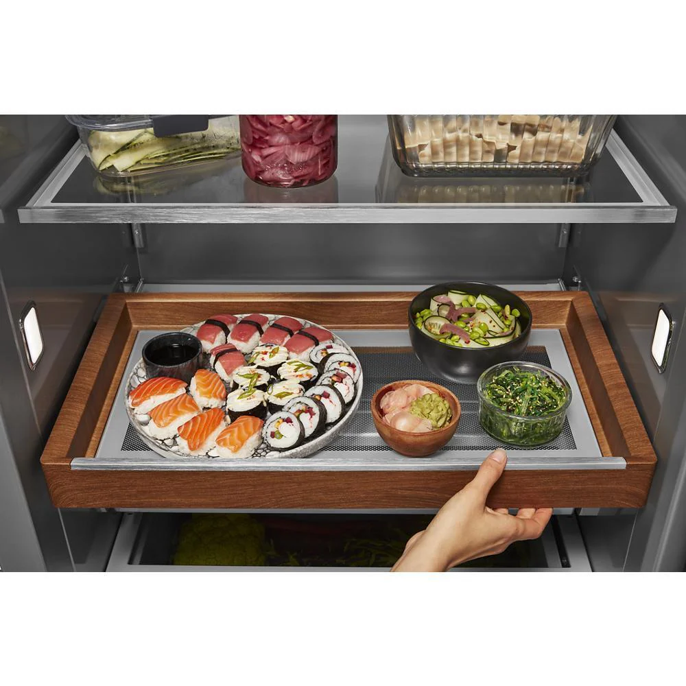 Kitchenaid KBSN702MPA 25.5 Cu Ft. 42" Built-In Side-by-Side Refrigerator with Panel-Ready Doors - Image 13