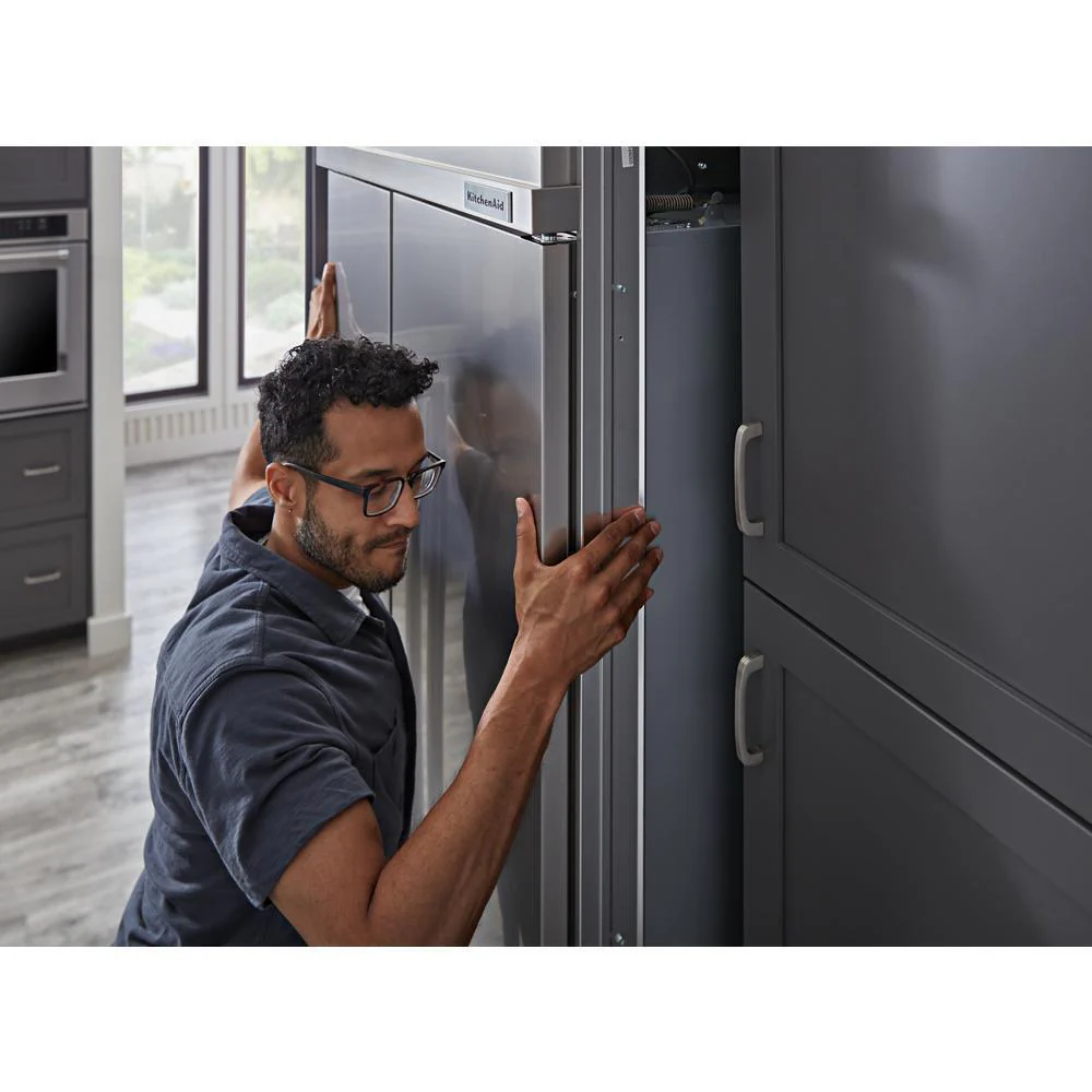 Kitchenaid KBSN702MPA 25.5 Cu Ft. 42" Built-In Side-by-Side Refrigerator with Panel-Ready Doors - Image 16