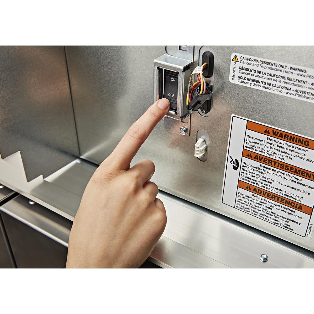 Kitchenaid KBSN708MPA 30 Cu. Ft. 48"" Built-In Side-by-Side Refrigerator with Panel-Ready Doors - Image 15