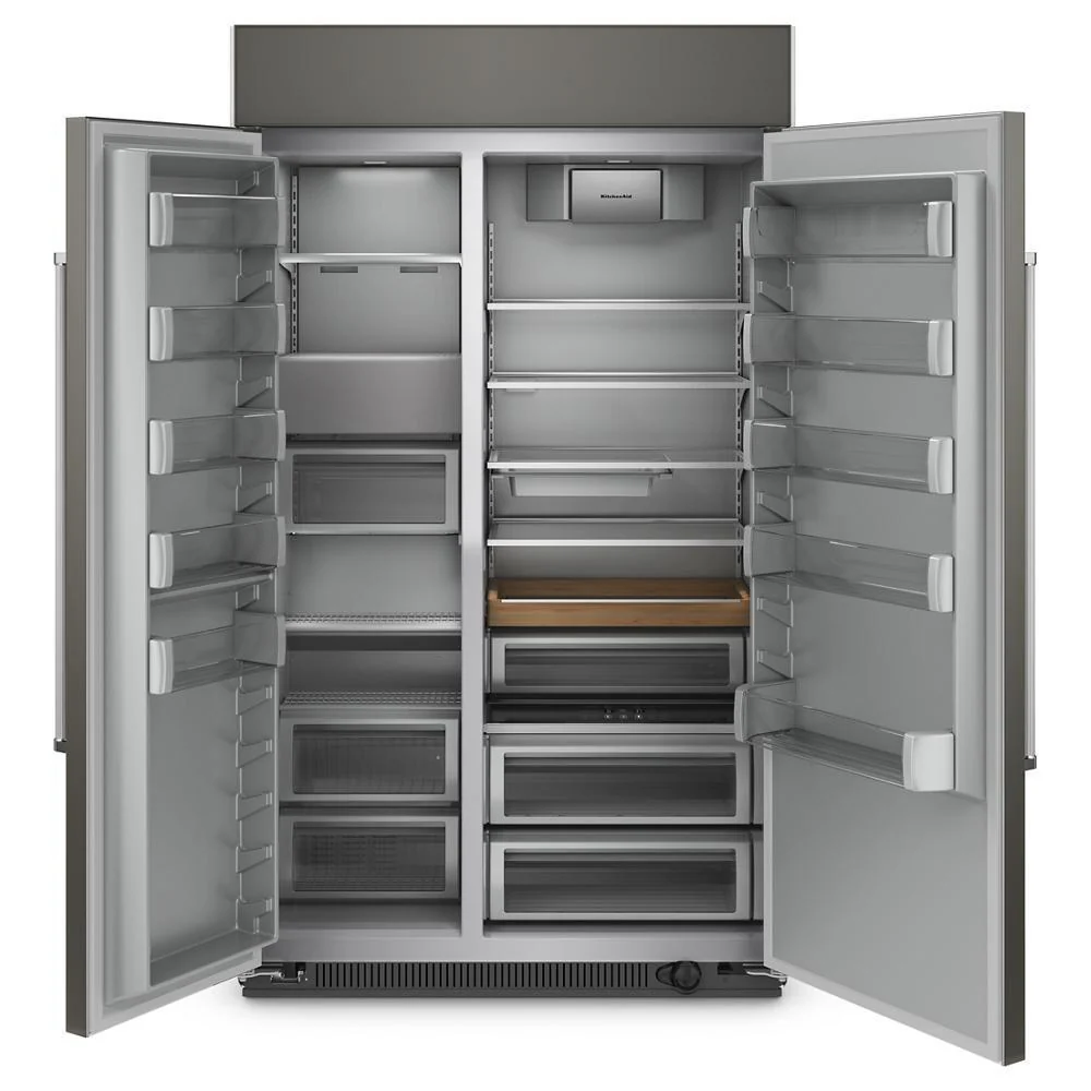 Kitchenaid KBSN708MPA 30 Cu. Ft. 48"" Built-In Side-by-Side Refrigerator with Panel-Ready Doors - Image 19