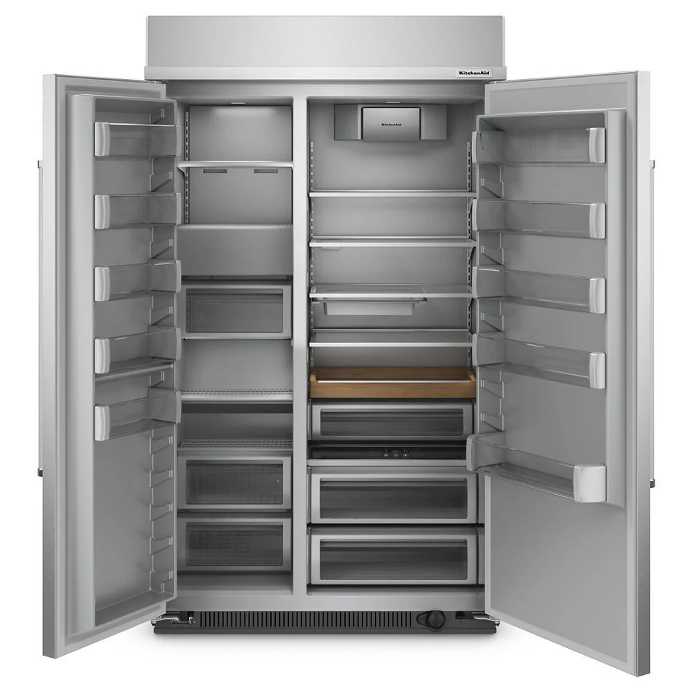 Kitchenaid KBSN708MPS 30 Cu. Ft. 48" Built-In Side-by-Side Refrigerator with PrintShield™ Finish - Image 10