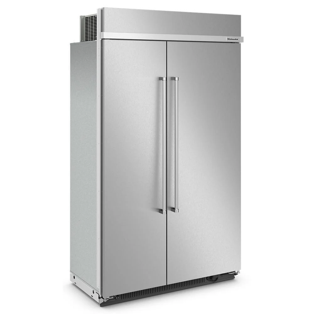 Kitchenaid KBSN708MPS 30 Cu. Ft. 48" Built-In Side-by-Side Refrigerator with PrintShield™ Finish - Image 3