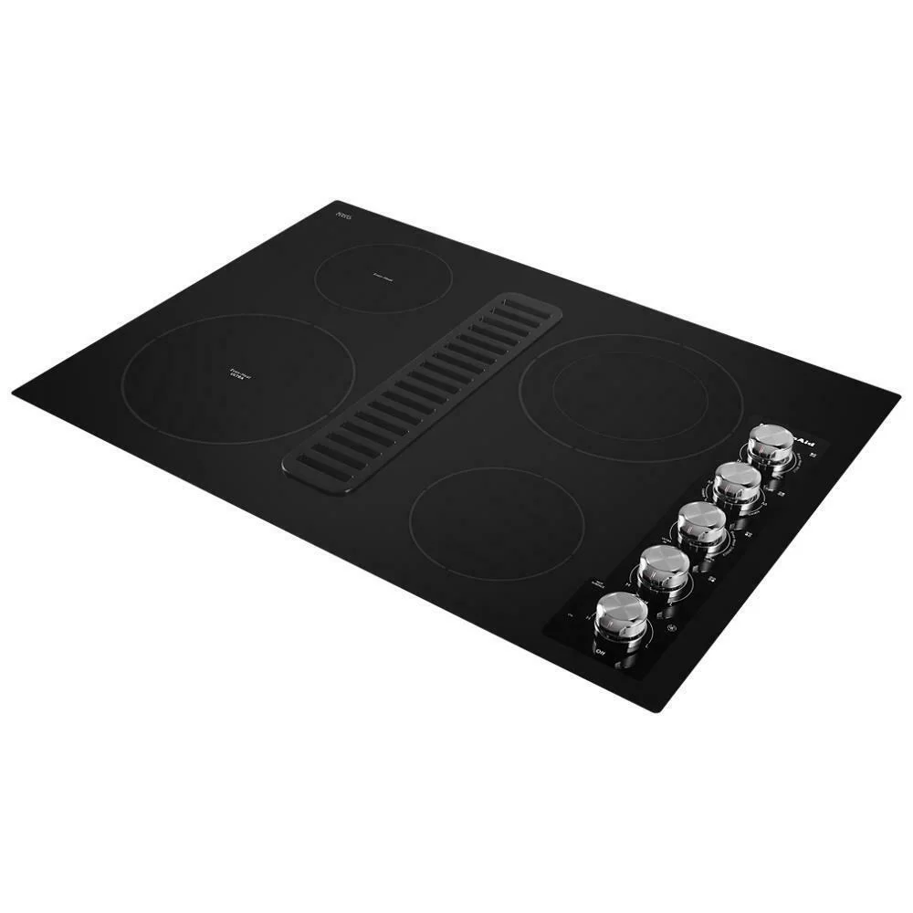 Kitchenaid KCED600GBL 30" Electric Downdraft Cooktop with 4 Elements - Image 5