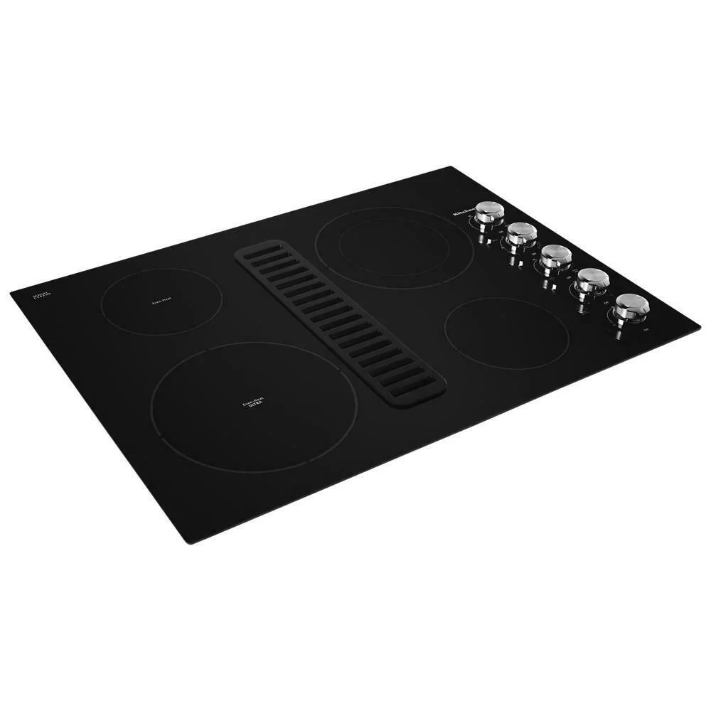 Kitchenaid KCED600GBL 30" Electric Downdraft Cooktop with 4 Elements - Image 6