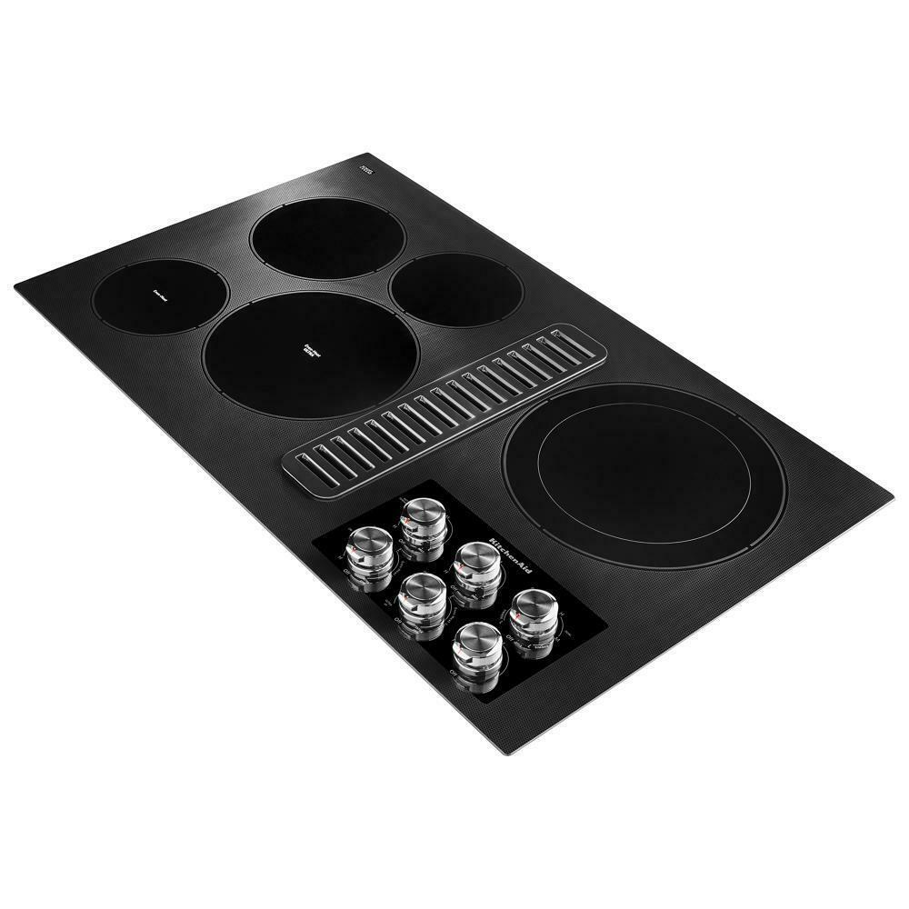 Kitchenaid KCED606GBL 36" Electric Downdraft Cooktop with 5 Elements - Image 2