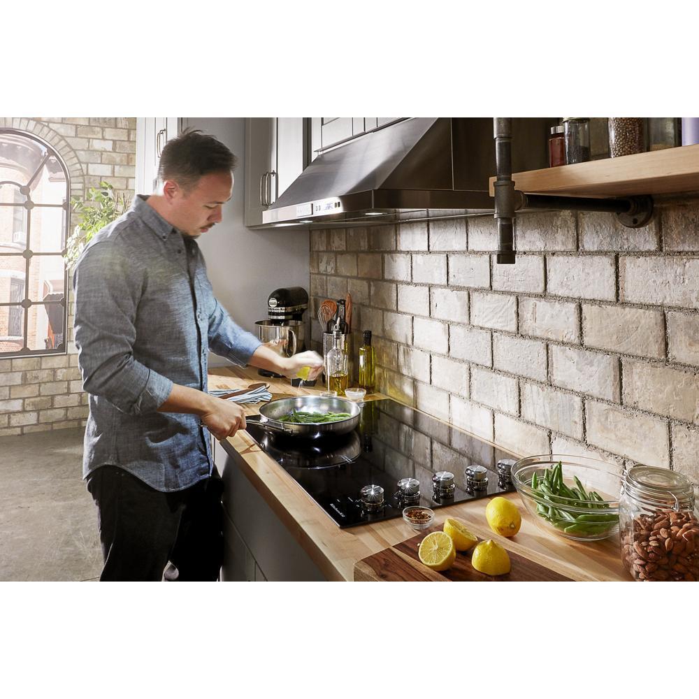 Kitchenaid KCES550HBL 30" Electric Cooktop with 5 Elements and Knob Controls - Image 6