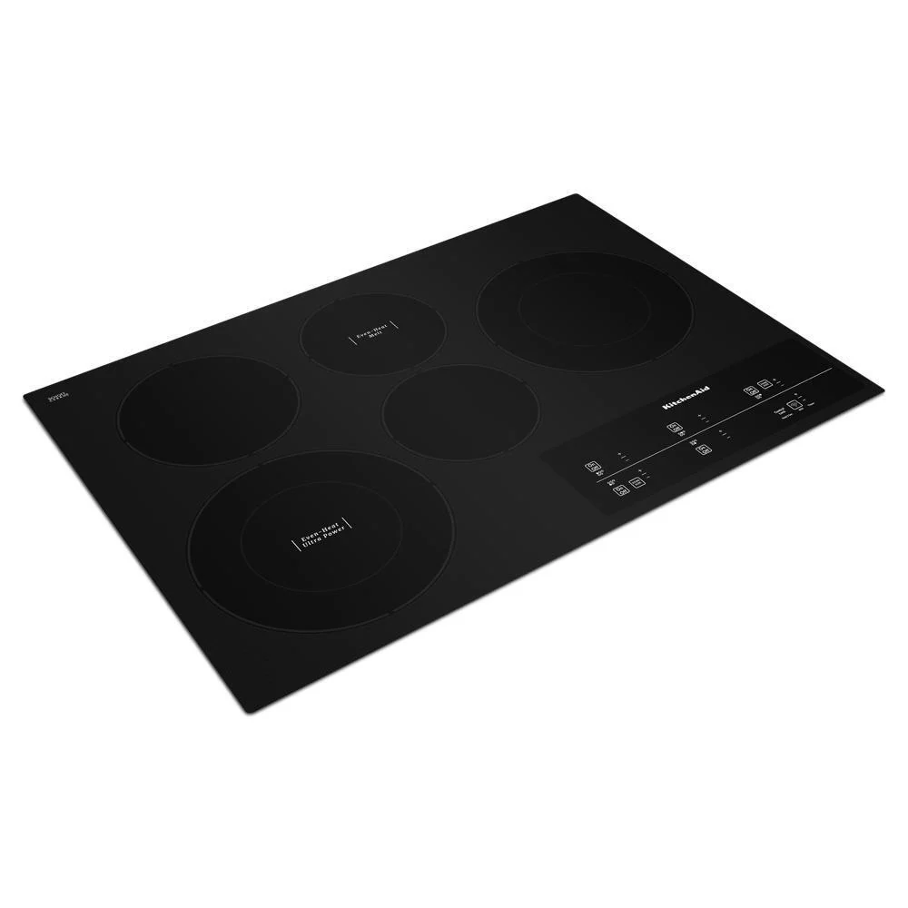 Kitchenaid KCES950KBL 30" Electric Cooktop with 5 Elements and Touch-Activated Controls - Image 2